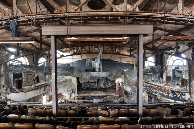 View of the auditorium from the balcony.