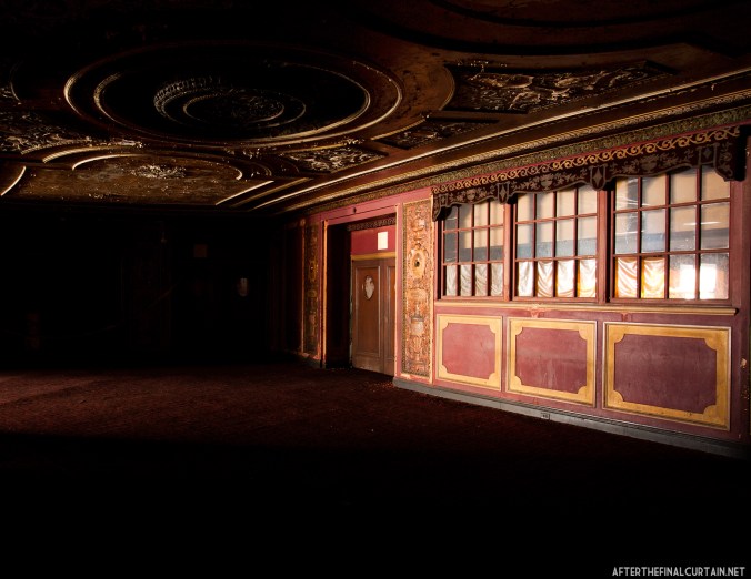 One of the entrances to the auditorium.