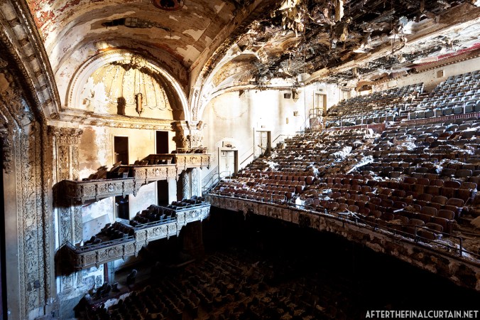 A look at the auditorium from the box seats.