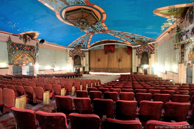 The auditorium of the Lansdowne Theatre.