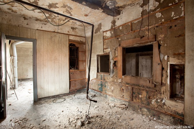 The projectors have been removed from the charles theatre