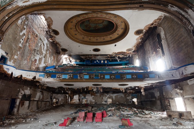 View of the auditorium from the stage.
