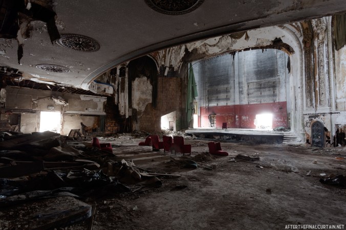 View from the main level of the auditorium.