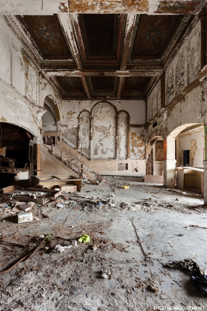 The theater's lobby.