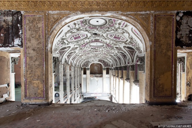 Another view of the lobby ceiling.