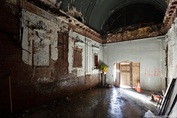 The lobby of the Liberty Theatre.