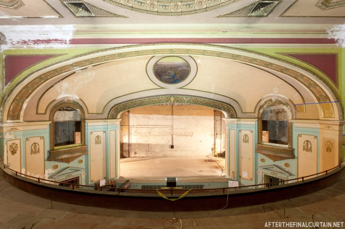 View of the Jayhawk Theatre from the balcony.