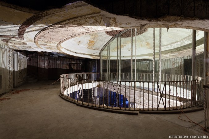 The theater's foyer.