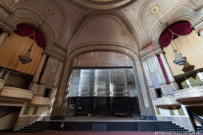 The kennel in the basement was once used to house lions and tigers for a circus that was performing at the theater.
