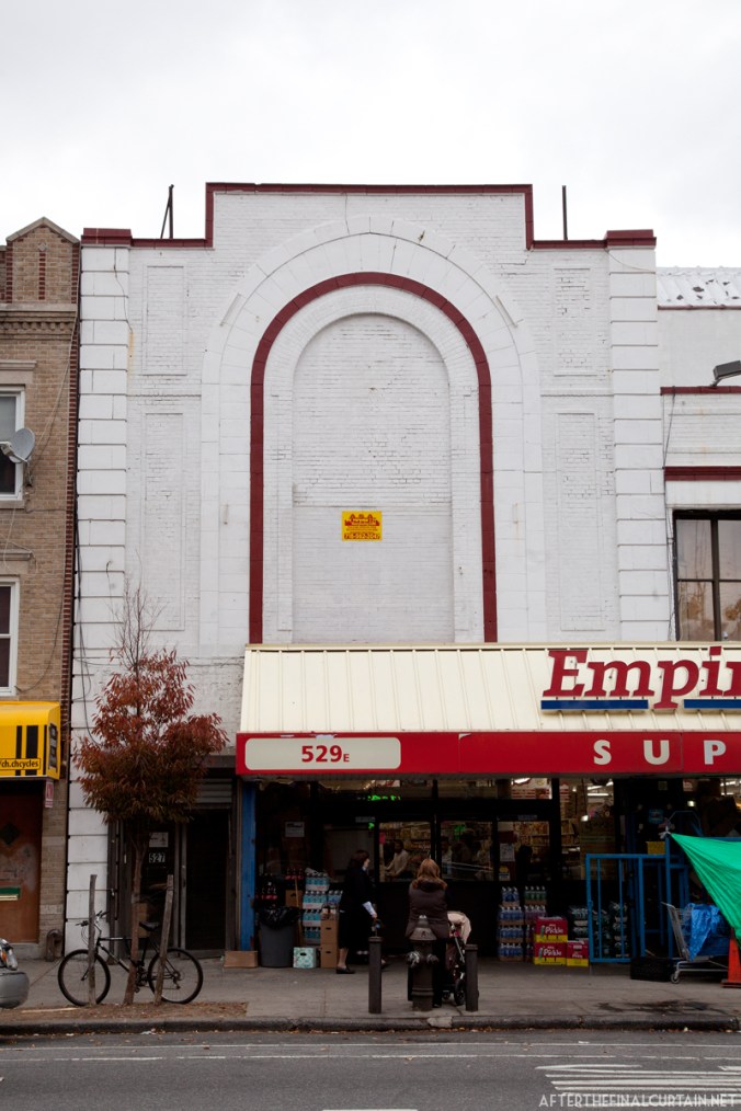 The exterior of the building. 