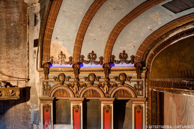 View of the side of the auditorium.