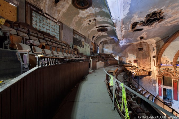 In the summer, air was fanned over two tons of ice a day to keep customers cool.