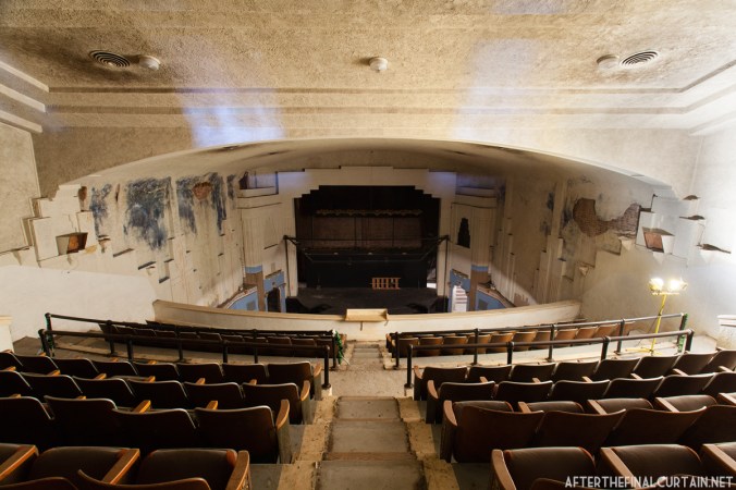 View from the balcony of the auditorium.