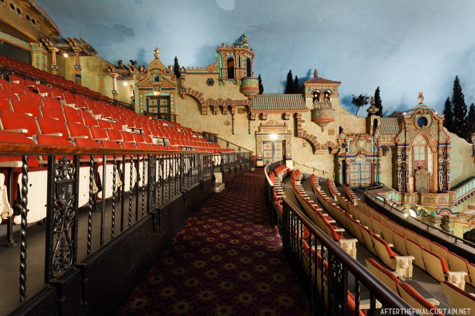 View from the side of the balcony.