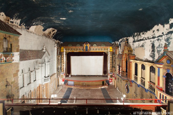 View of the auditorium from the balcony.