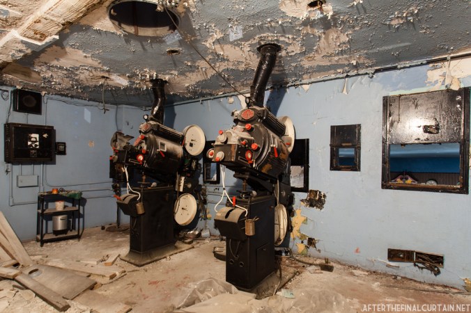The Russell Theatre Foundation hopes to restore one of the projectors and display them in the lobby. 