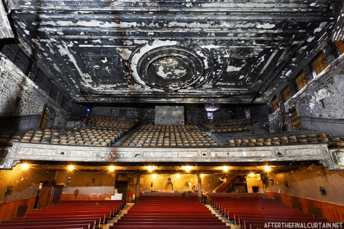 View of the auditorium from the stage.
