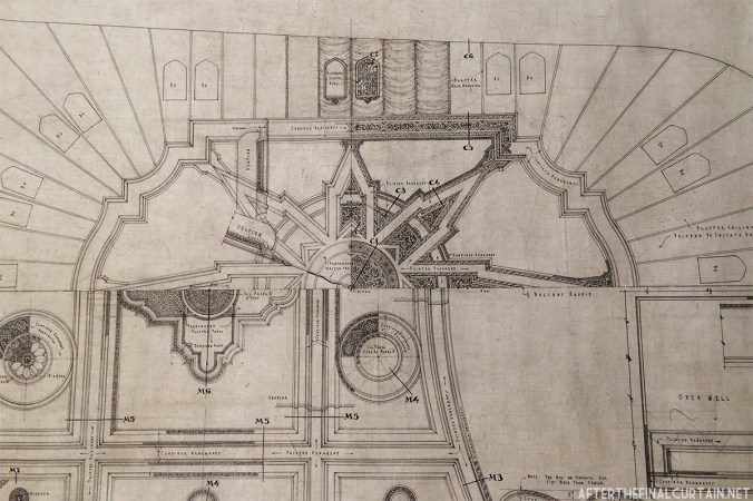 Auditorium ceiling blueprint