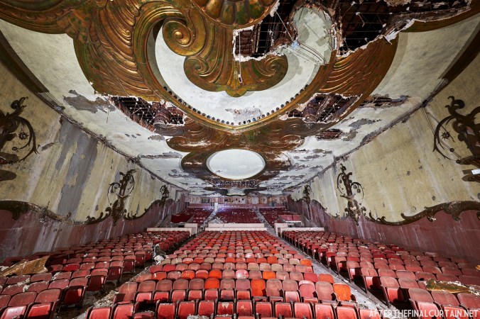 looking back from the screen