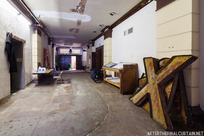 The theater was one of the first to show talking motion pictures in Orange County, CA.