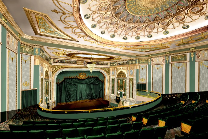 A digital restoration of the madison theater in Peoria IL