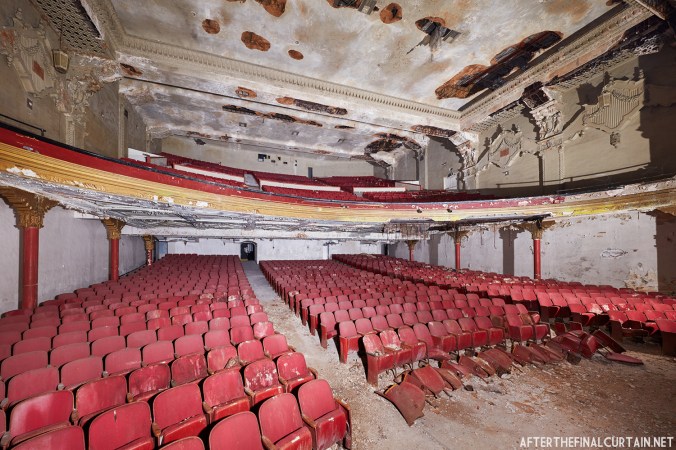 Auditorium from the side of the stage - California Theatre San Diego, CA
