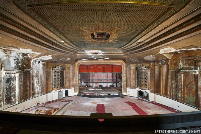 A look at Oil City PA's Drake Theatre from the Balcony